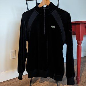 Supreme X Lacoste Velour Half-Zip Track Top